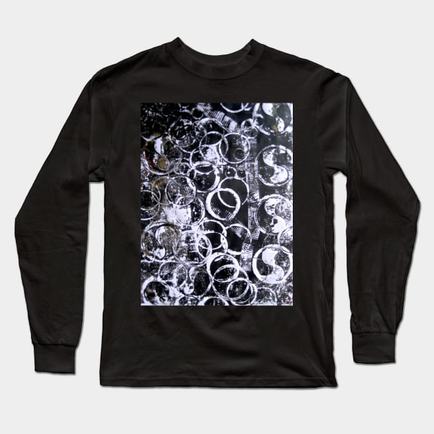 Water Series - Black Water Fine Art Print Long Sleeve T-Shirt by Heatherian